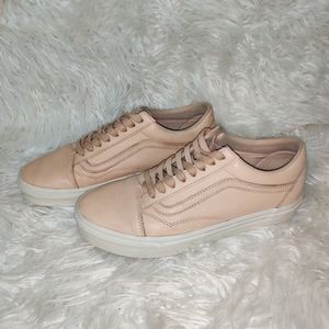 Nide/Light pink leather Vans